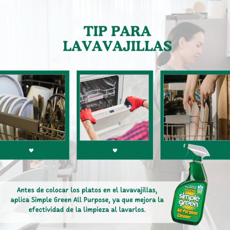 tips de limpieza para el lavavajillas