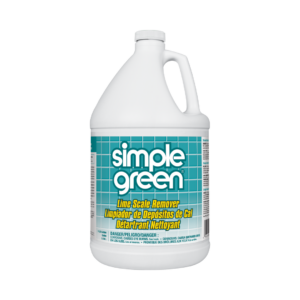 Lime Scale Remover utiliza una fórmula de sal orgánica para disolver las incrustaciones de cal, depósitos minerales, manchas de agua dura, espuma de jabón y oxidación de una variedad de superficies. La fórmula no abrasiva está amortiguada para usarse en acabados protectores, a diferencia de los desincrustantes fuertes.